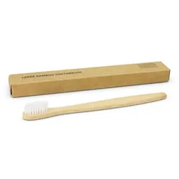 Bamboo Handle Toothbrush with Medium Nylon Bristles