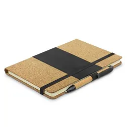 Inca Cork Cover Hardback Notebook with Matching Pen