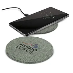 116331 Hadron Fabric Promotional Wireless Phone Chargers