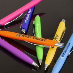 Retractable Ballpoint Pens Soft Touch Matte
