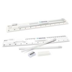 Complete Five Piece Stationery Set with 30cm Ruler
