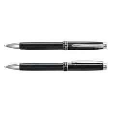 Heritage Swiss Peak Brass Ballpoint Rollerball Gift Set
