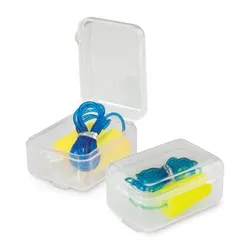 Soft Foam Earplugs with Pocket Clip Case