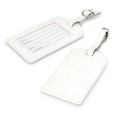 Aero Leather Look Polyurethane Luggage Tag with Address Card