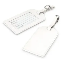 Aero Leather Look Polyurethane Luggage Tag with Address Card