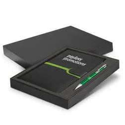 116693 Andorra Branded Notebooks With Pen - 160 Pages