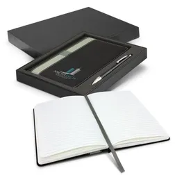 116695 Prescott Branded Notebooks With Pen - 160 Pages