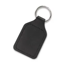 Prince Square Genuine Leather Key Ring with Gift Box