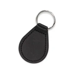 Prince Genuine Leather Round Key Ring with Iron Ring