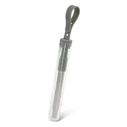 Telescopic Stainless Steel Straw with Clear Carry Case