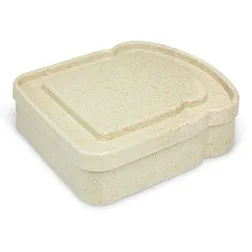 Choice Bamboo Sandwich Box with Secure Push On Lid