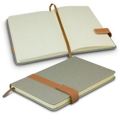 Nirvana Hard Cover Woven Finish Notebook with Magnetic Closure