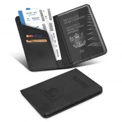 Polyurethane Passport Holder with Clear ID Window