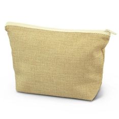 Ava Poly Jute Gusseted Cosmetic Bag