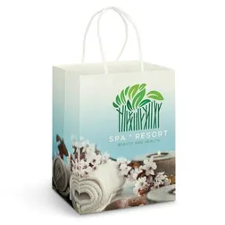 116937 Full Colour Large Branded Paper Bags With Rope Handle (25.4cm x 33cm x 12.7cm)