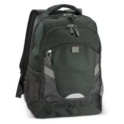 Summit Two Tone Polyester Laptop Backpack with Reflective Panel