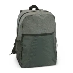 Velocity Heather Polyester Backpack with Padded Laptop Sleeve