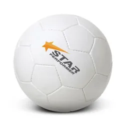 White PVC Soccer Ball Promotional Giveaway
