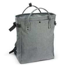 Newport Two Tone Heather Convertible Tote Backpack