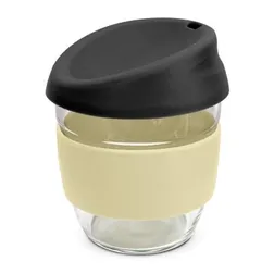 Nova Glass Travel Cup with Silicone Band