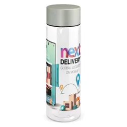 Aqua Clear Tritan Water Bottle with Stainless Steel Lid