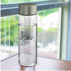 Clear Tritan Drink Bottle with Steel Lid