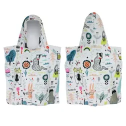 Polyester Microfibre Hooded Towels for Kids
