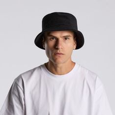 Cotton Terry Bucket Hat with Reinforced Brim