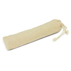 Bamboo Cutlery Set with Cotton Drawstring Pouch
