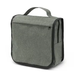 Knox Heather Fabric Toiletry Bag with Mesh Pockets