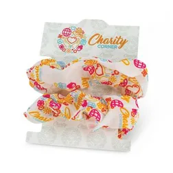 Satin Hair Scrunchies Set with Custom Sublimation Branding