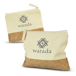 Oakridge Cotton Canvas Pencil Case with Cork Panel