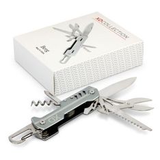 Berg Stainless Steel 9 Function Multi Tool with Carabiner