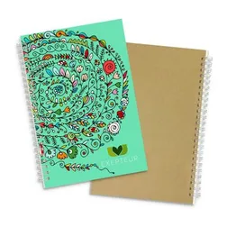 Lancia A5 Wiro Bound Notebook with Full Colour Cover
