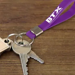 Silicone Loop Key Ring with Iron Ring
