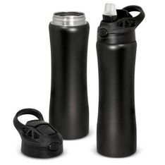 Duke 800ml Stainless Steel Push Button Straw Bottle
