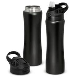 Duke 800ml Stainless Steel Push Button Straw Bottle