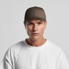 Shallow Curved Peak Mesh Back Snapback Trucker