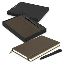 Moleskine A5 Hard Cover Notebook and Go Pen Gift Set
