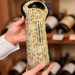 119416 Reef Single Bottle Printed Wine Carriers