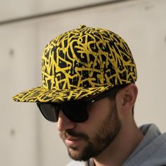 Chrysler Custom Six Panel Snap Back Cap