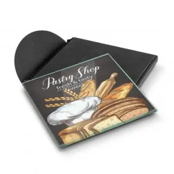 Square Glass Table Protectors with Full Colour Printing