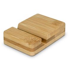 Natural Bamboo Smartphone Stand with Eco Friendly Design