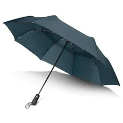 Director Vented Pongee Compact Auto Umbrella with Sleeve