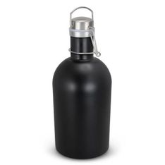Stainless Steel Beer Growler With Spring Wire Lid