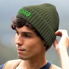 Denali Acrylic Ribbed Beanie with Roll Up Cuff