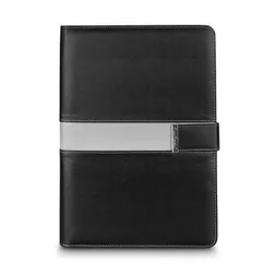 Pierre Cardin Valence A4 Leather Look Portfolio with Magnetic Closure