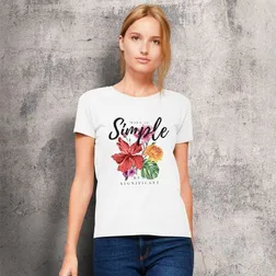 120674 Ladies SOLS Pioneer Organic Logo T Shirts