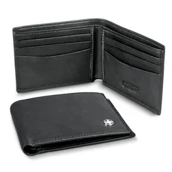 Swiss Peak Anti Skimming PU Leather Bi Fold Wallet