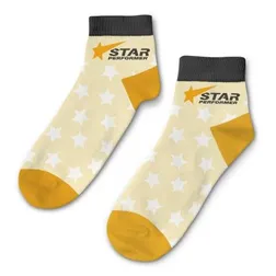 Moda Cotton Polyester Spandex Jacquard Ankle Socks